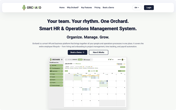 Orchard – Unified Workforce, Operations, and Business Management Platform